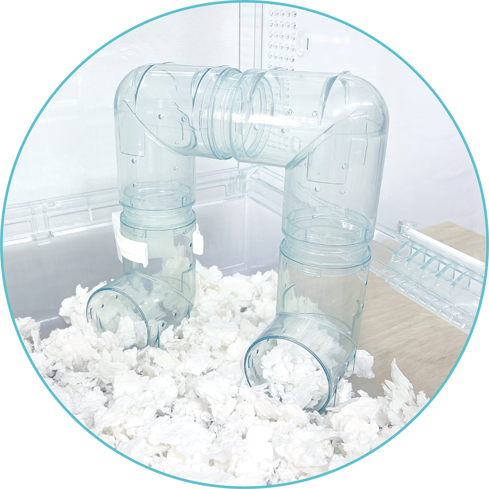 ハムスター用ケージ グラスハーモニー450N（ケージ）