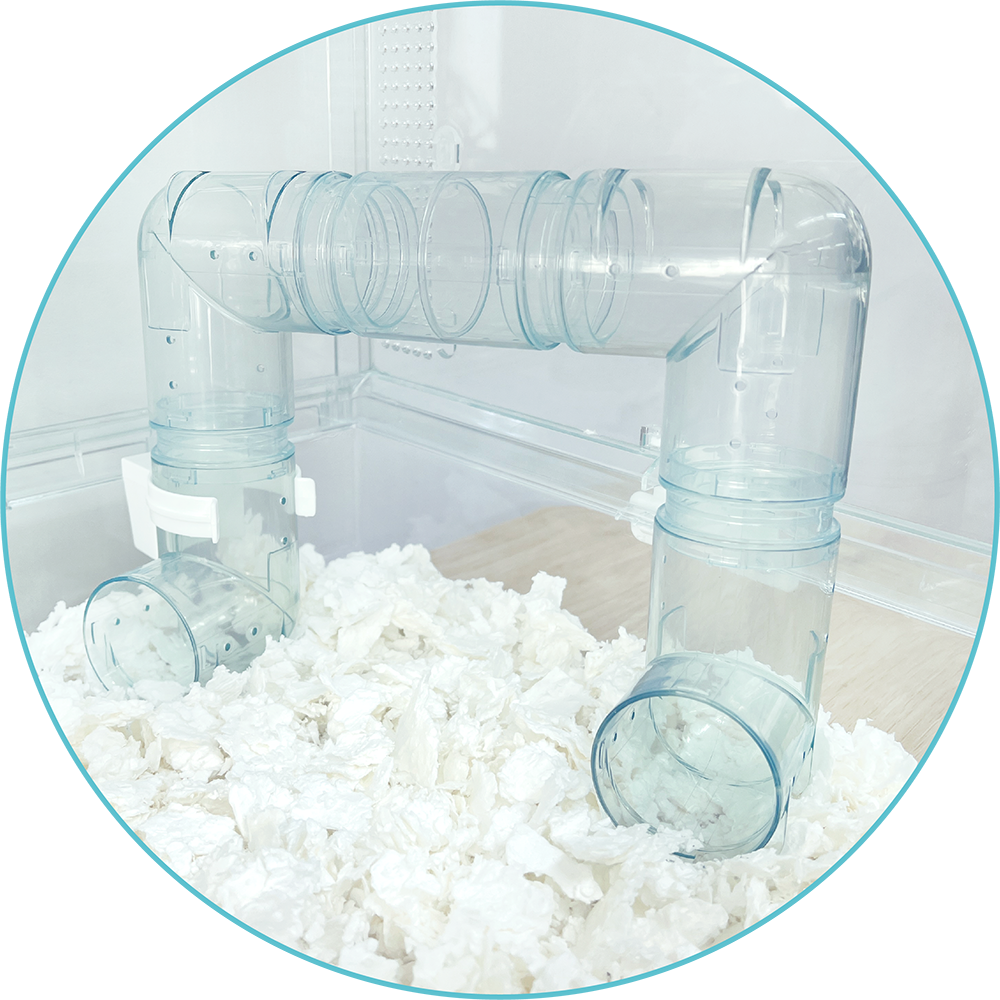 ハムスター用ケージ グラスハーモニー600N（ケージ）