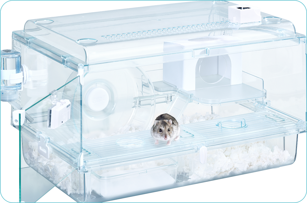 ハムスター用ケージ グラスハーモニー450N（ケージ）