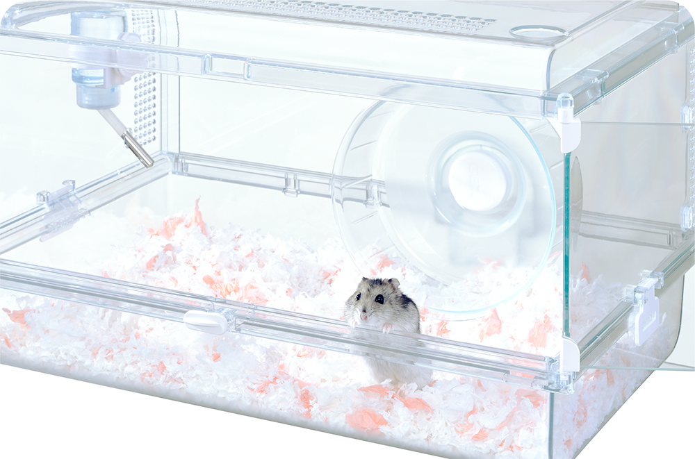 ハムスター用ケージ グラスハーモニー450N（ケージ）