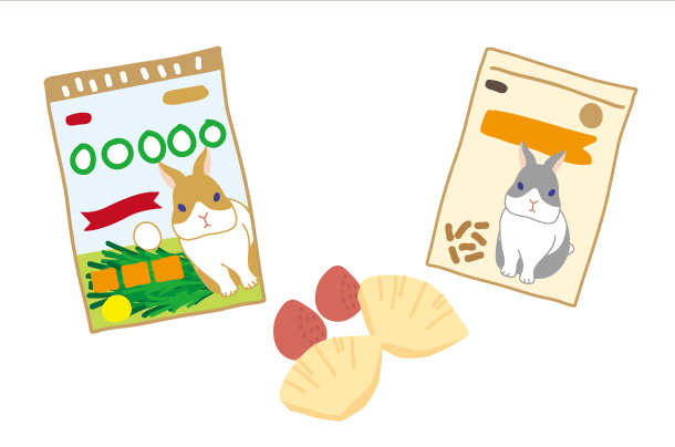 牧草(チモシー)、ペレットフード、副食の選び方