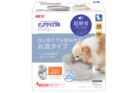 ピュアクリスタル ミューティー 950mL 犬用（ムーングレー）