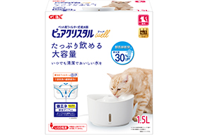 ピュアクリスタル　ウェル　1.5L　猫用　ホワイト