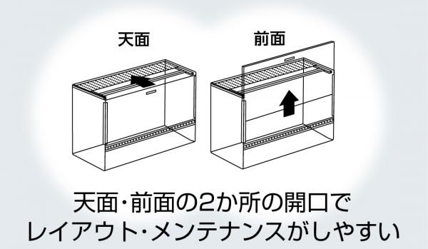 レプテリア クリアネオ 250High グラステラリウム 水槽,ガラス水槽の画像