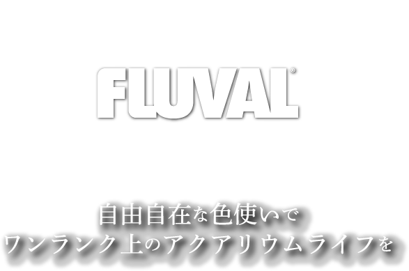 fluval 自由な色使いでワンランク上のアクアリウムライフを