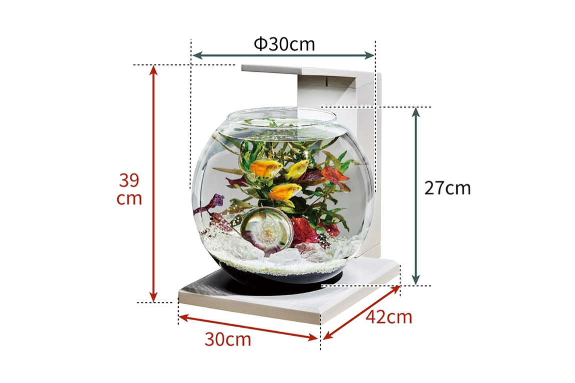 GLASS AQUA Deka PERCO DB-WH