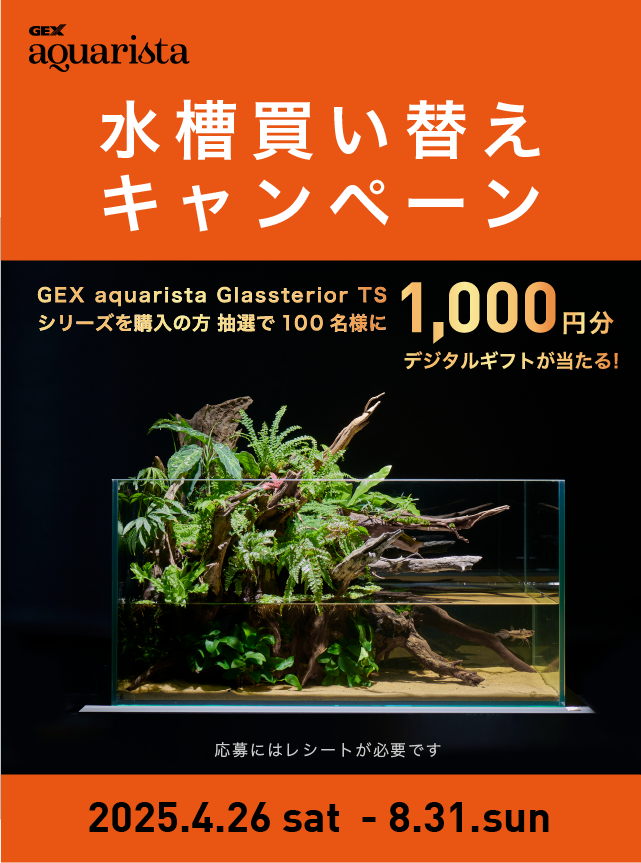 GEX aquarista Glassterior TS 水槽買い替えキャンペーン