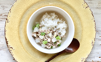 大根と豚ひき肉のあんかけご飯