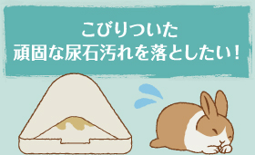 こびりついた頑固な尿石汚れを落としたい！